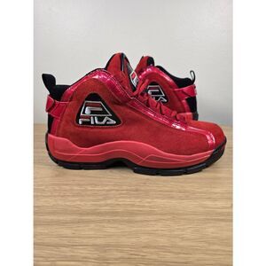 Fila 96 Grant Hill Red Suede Men's Shoes Size 13 Basketball 1VB90070-603